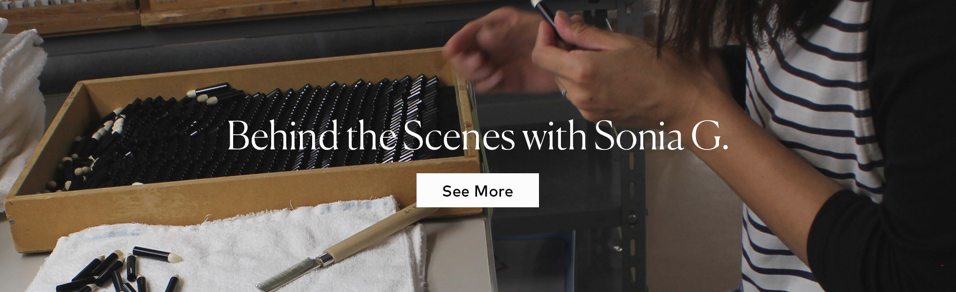 See Behind the Scenes with Sonia G.